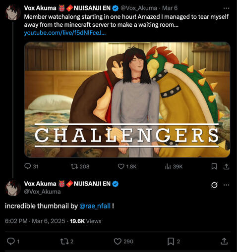 Challengers Art Reaction